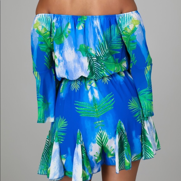 Blue and green romper - Picture 2 of 3